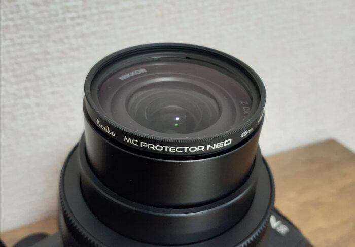 レンズカバーの写真①