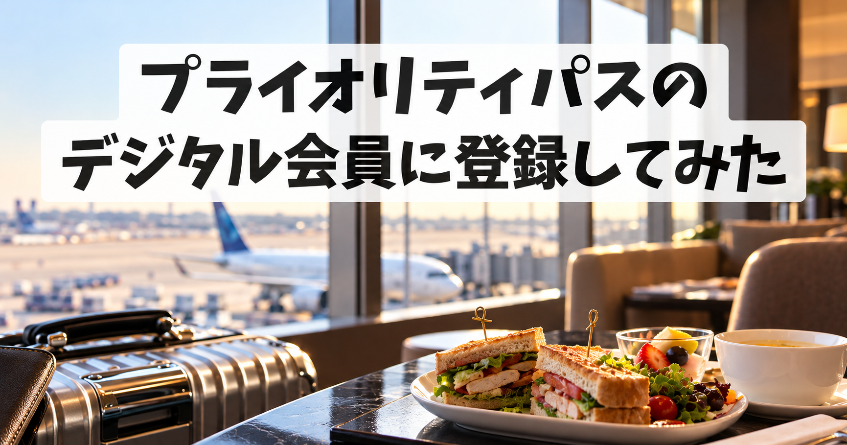 プライオリティ・パスのデジタル会員に登録してみた
