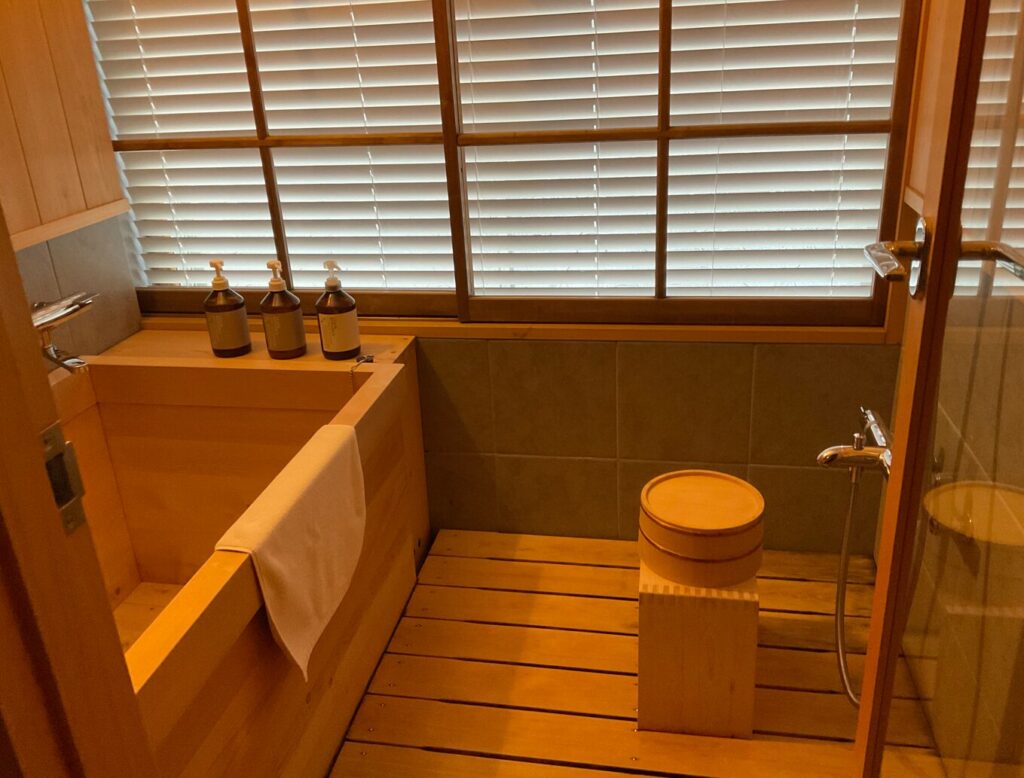 檜のお風呂