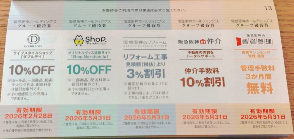 グループ優待券⑥