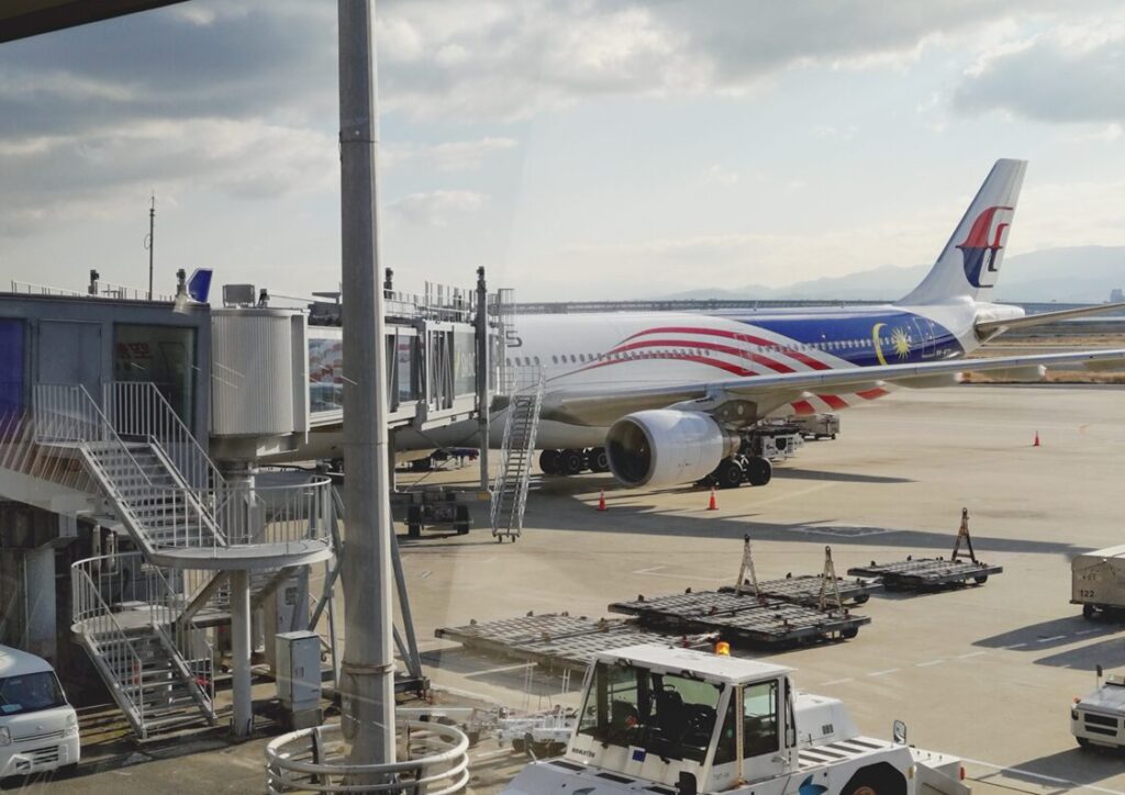 マレーシア航空の機体