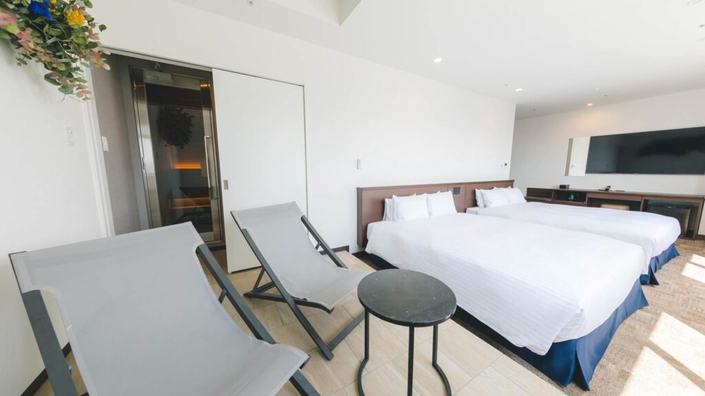 プライベートサウナ付き客室