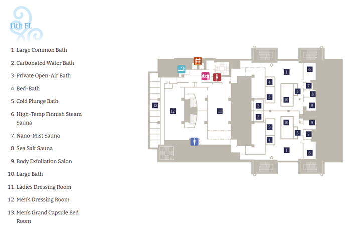 11th floor map