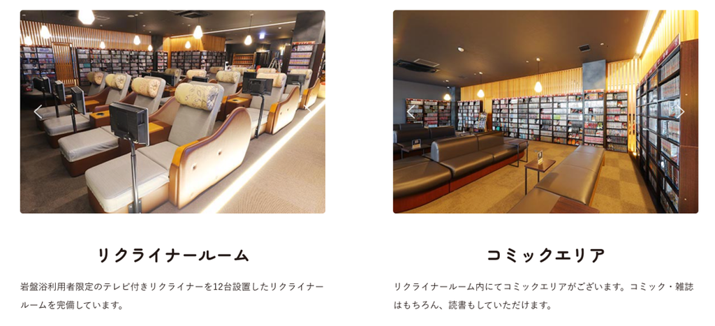 Recliner and Manga Area