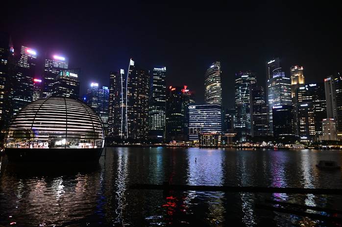 シンガポールの夜景
