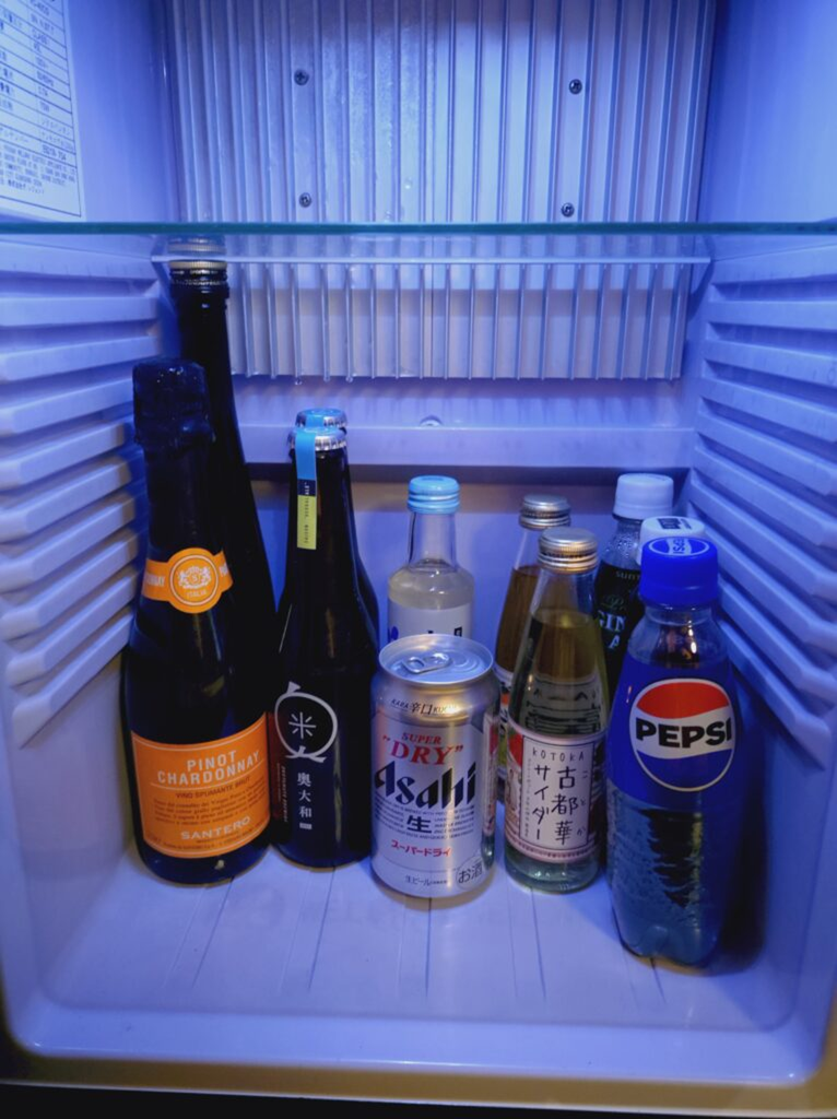 drinks in fridge