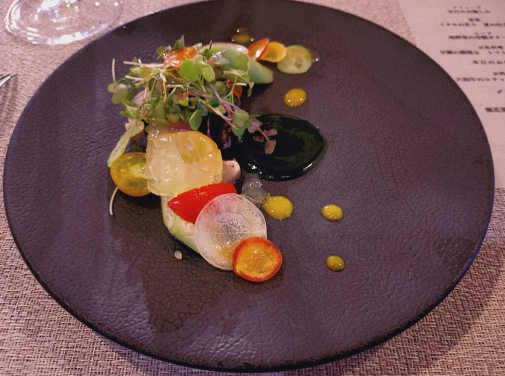 Appetizer – Seared Isaki (grunt fish)