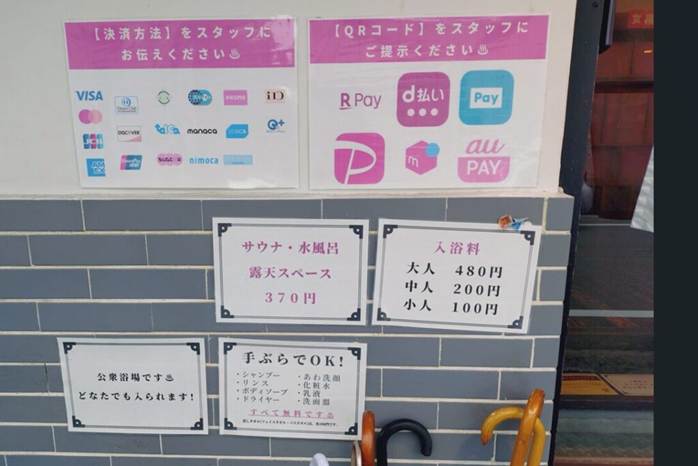 Admission Fees of Takarayu